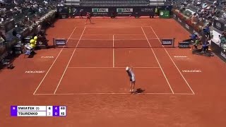 Swiatek vs Tsurenko Highlights  Italian Open 2023 Rome  Iga Swiatek vs Lesia Tsurenko Highlights [upl. by Janessa]