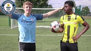 Beating WROETOSHAW Football Challenge World RECORD with ChrisMD [upl. by Beeck]