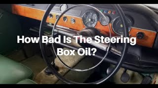 Changing the steering box oil on the Hillman Superminx How bad is it [upl. by Annmarie]