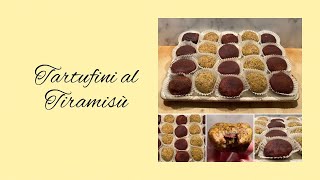 Tartufini al Tiramisù [upl. by Eanej]