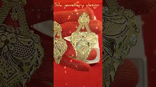 big size new gold earring design  sila jewellery design  shorts [upl. by Bushweller]