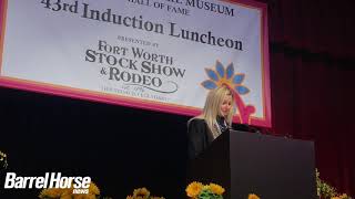 Sherry Cervis Cowgirl Hall of Fame Acceptance Speech [upl. by Reinwald]