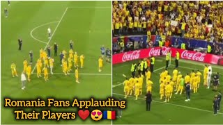 Watch As Romania Fans Applaud Their Players Despite Loss Vs Netherlands ❤️😍🇷🇴 [upl. by Rese]