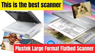 Plustek Large Format Flatbed Scanner Review [upl. by Colas]