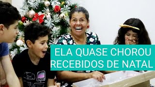 ELA SE EMOCIONOU COM O PRESENTE DE NATAL😱RECEBIDOS DE NATALNUBIA VIANA [upl. by Swigart]