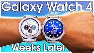 Galaxy Watch 4 Classic REVIEW 2 WEEKS LATER 46mm vs 42mm [upl. by Hamachi]