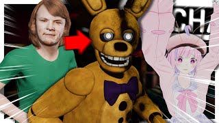 Shaggy transitions to FNAF Springlock bonnie  VRCHAT [upl. by Giule]