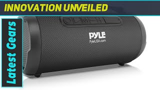 Pyle Wireless Portable Bluetooth Boombox Speaker Review [upl. by Anayi]