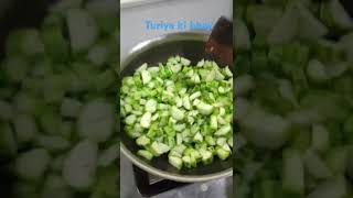 Turiya ki bhajirecipe cooking food video nicecookingfood [upl. by Eintihw242]