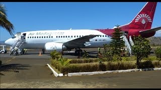 Air Madagascar hard landing [upl. by Osmo]