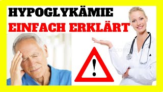 HYPOGLYKÄMIE Einfach Erklärt  Pathophysiologie 👈✅ [upl. by Hen]