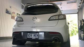 Mazdaspeed 3 Magnaflow catback amp 2nd cat Delete [upl. by Ibbed797]