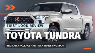 2025 Toyota Tundra First Look Review TRD Rally Package Interior Upgrades amp Towing Power [upl. by Kiyoshi]