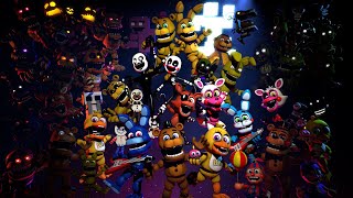 FNaF World Generations  Speed Art sfm [upl. by Omrellug891]