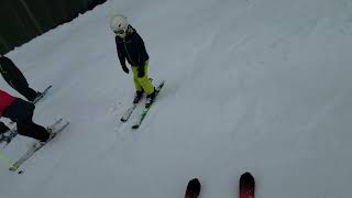 POV skiing in Jasna ski station Slovakia amateur [upl. by Araht]