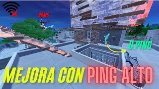 Mejora en FORTNITE con PING ALTO [upl. by Lori995]