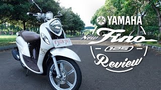 Yamaha New Fino 125 Blue Core 2016 Test Ride Review Indonesia  OtoRider [upl. by Helfand254]