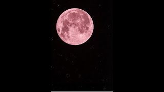 FULL PINK MOON EVENT APRIL 11 2017 [upl. by Tiga]