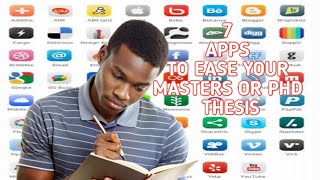 7 Apps to ease your PHD thesis [upl. by Ainoet]