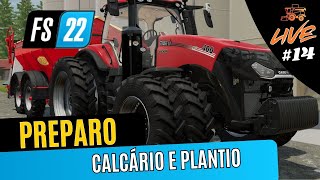 Preparo de Campo  Calcário e Plantio  FS 22 no Mapa Recanto da Alvorada [upl. by Fidole]