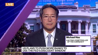 Michael Hsu on Banks to use Feds Discount Window [upl. by Ziguard]