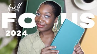 2024 Goal Setting  HOW TO STAY FOCUSED ON YOUR GOALS  Full Focus Planner  Vision Board [upl. by Ahsieyt]