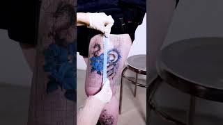 Tattoo stickertattoo tattoo watercolortattoo seoulcolortattoosdragontattooshorts [upl. by Gower198]