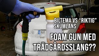 TESTAR BILTEMAS SKUMLANS SKUMTVÄTT  FOAM WASH [upl. by Yevol549]