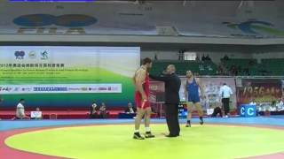 Parviz Hadi Iran vs Fatjon Baro Albania 120 KG 14 Final Olympic Qualification [upl. by Nelrsa]