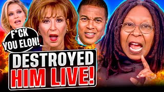 The View Has MASSIVE MELTDOWN Live After Don Lemon CRIES About Firing [upl. by Ahsenac]