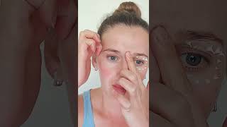 LIFT Your Eyes in 1 Minute with This Simple Trick eyecare happyfacemassage [upl. by Barbie629]