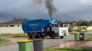 Gosnells recycling  grunting old series 2 smoke clouds SL00674 [upl. by Elbring]