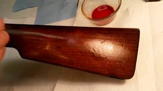 SB McWilliams Gun stock finishing 1 [upl. by Assille190]