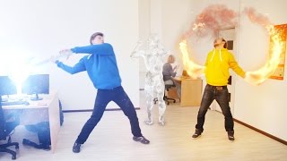 Mortal Kombat in RealLife Office REVENGE [upl. by Lashonde161]