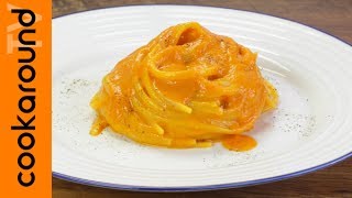 Linguine alla crema di peperoni  Video veloce [upl. by Neelyhtak355]