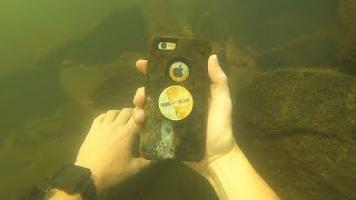 Underwater Surprise Scuba Divers Amazing Discovery of an iPhone in the River [upl. by Karyn]