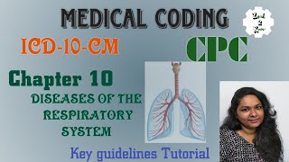 MEDICAL CODING  DISEASES OF THE RESPIRATORY SYSTEM  CHAPTER 10  ICD 10 CM  CPC [upl. by Adnilemreh217]