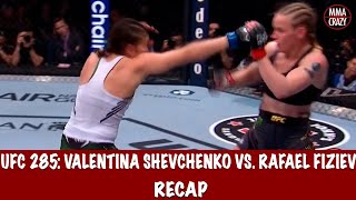 UFC 285 Valentina Shevchenko vs Alexa Grasso Recap [upl. by Aisenat474]