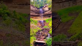 Munising Falls in Munising Michigan on 09  14  24 waterfall [upl. by Hna540]