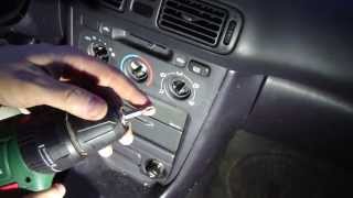 How to change dashboard console lights Toyota Corolla Year models 19962002 [upl. by Lawtun]