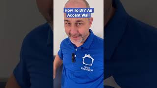 How To DIY An Accent Wall shorts [upl. by Tnarg]