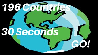 196 Countries in 30 Seconds  Jetpunk 1 Minute Dash Full Completion [upl. by Andreana861]