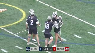 Mens Lacrosse Highlights at Stony Brook [upl. by Yecnahc]