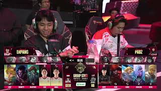 FIL M5 Group Stage Day 1  GEEK vs HB  Game 2 [upl. by Rivi526]