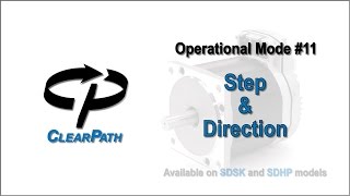 ClearPath Integrated Servo Motor Step and Direction Mode [upl. by Lanza]