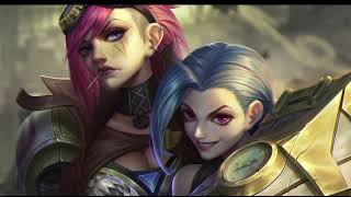 Jinx vs Vi  Get Jinxed vs Here Comes Vi AMV [upl. by Wavell179]