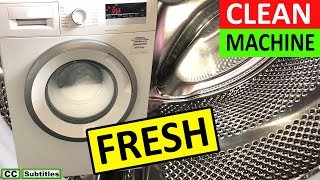 How to Clean a Washing Machine to keep it Hygienically Fresh using Washing Machine Cleaner [upl. by Sibyls]