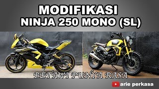 modifikasi ninja 250 SL  Betawi Punya Rasa [upl. by Lilhak]