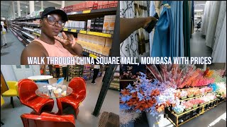 NEW CHINA SQUARE MALL MOMBASA WALKTHROUGH WITH PRICES iammarwa [upl. by Richman]