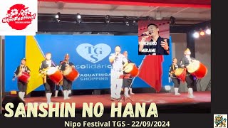 Nipo Festival TGS 2024  Sanshin no Hana  Matsuri Daiko Filial BSB [upl. by Enytsuj263]